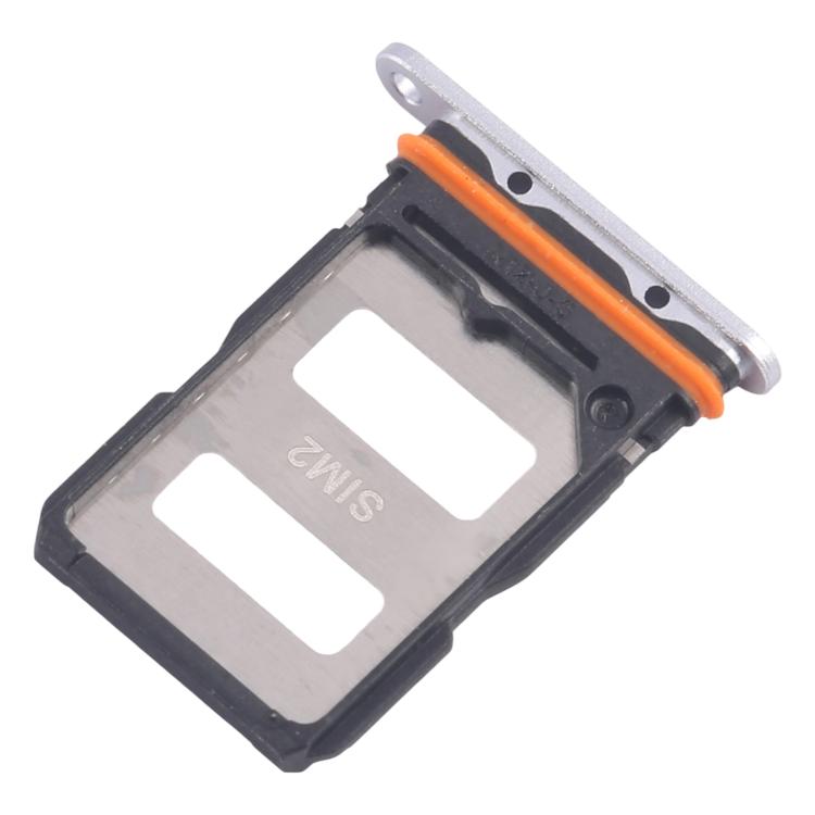 For Xiaomi Redmi K70 Ultra 10pcs SIM Card Tray + SIM Card Tray (Silver) - Card Tray by buy2fix | Online Shopping UK | buy2fix