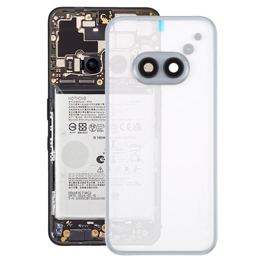 For Nothing Phone 2a Plus Original Transparent Back Cover with Camera Lens Cover(Gray) - For Nothing by buy2fix | Online Shopping UK | buy2fix