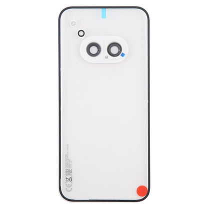 For Nothing Phone 2a Plus Original Transparent Back Cover with Camera Lens Cover(White) - For Nothing by buy2fix | Online Shopping UK | buy2fix