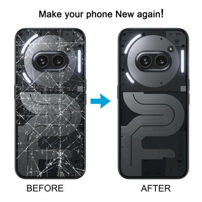 For Nothing Phone 2a Plus Original Transparent Back Cover with Camera Lens Cover(White) - For Nothing by buy2fix | Online Shopping UK | buy2fix