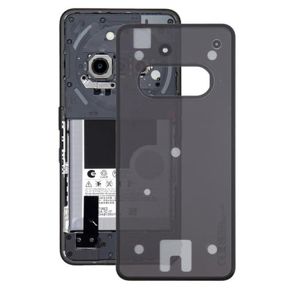For Nothing Phone 3a Original Transparent Back Cover(Black) - For Nothing by buy2fix | Online Shopping UK | buy2fix