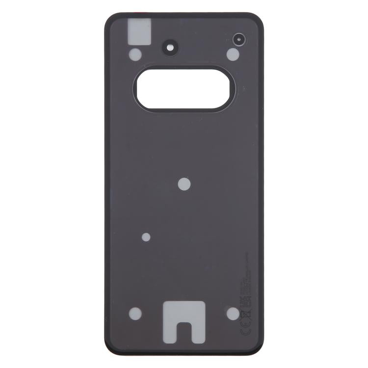 For Nothing Phone 3a Original Transparent Back Cover(Black) - For Nothing by buy2fix | Online Shopping UK | buy2fix