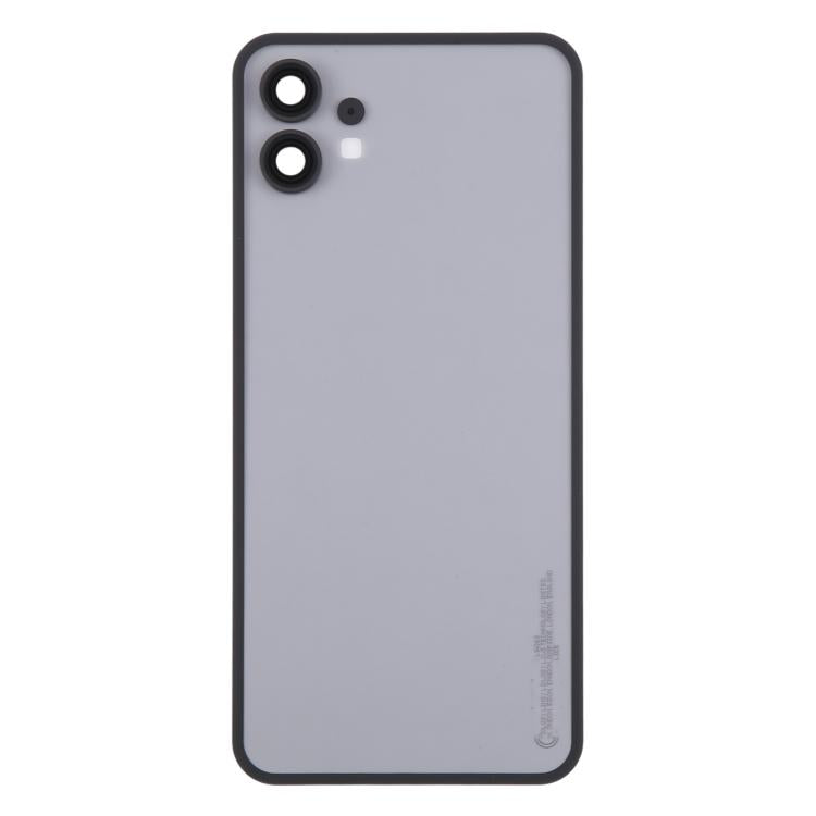 For Nothing Phone 1 Original Transparent Back Cover with Camera Lens Cover(Black) - For Nothing by buy2fix | Online Shopping UK | buy2fix