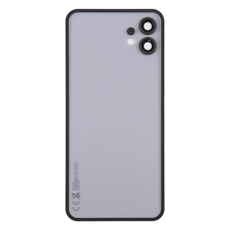 For Nothing Phone 1 Original Transparent Back Cover with Camera Lens Cover(Black) - For Nothing by buy2fix | Online Shopping UK | buy2fix