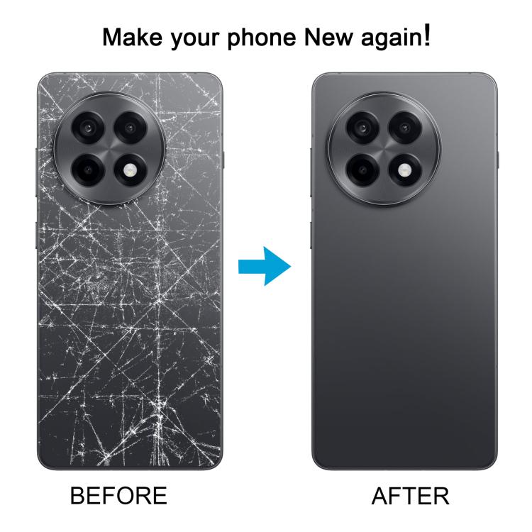 For OnePlus Ace 5 Ultra Original Transparent Back Cover with Camera Lens Cover(Black) - Back Cover by buy2fix | Online Shopping UK | buy2fix