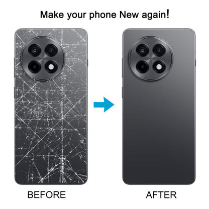 For OnePlus Ace 5 Ultra Original Transparent Back Cover with Camera Lens Cover(Black) - Back Cover by buy2fix | Online Shopping UK | buy2fix