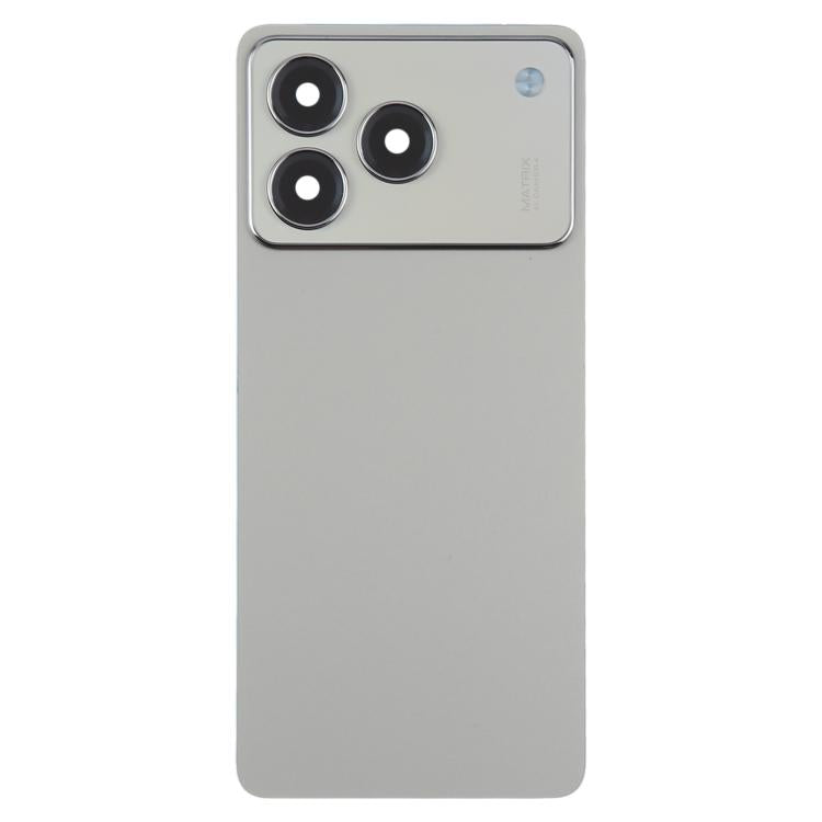 For ZTE Blade A76 4G Plastic Back Cover with Camera Lens Cover(Gray) - Back Cover by buy2fix | Online Shopping UK | buy2fix