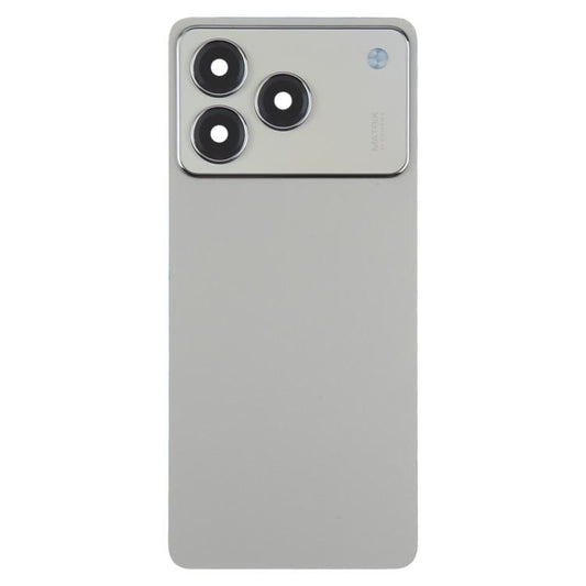 For ZTE Blade A76 4G Plastic Back Cover with Camera Lens Cover(Gray) - Back Cover by buy2fix | Online Shopping UK | buy2fix