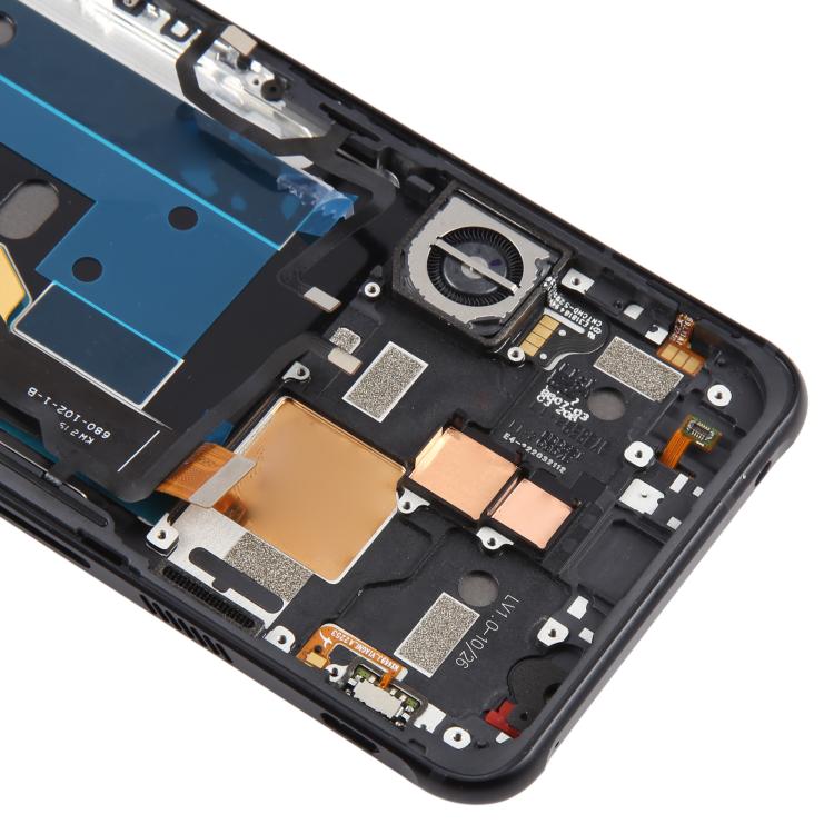For ZTE nubia RedMagic 6s Pro NX669S Original LCD Screen Digitizer Full Assembly with Frame (Black) - For ZTE by buy2fix | Online Shopping UK | buy2fix