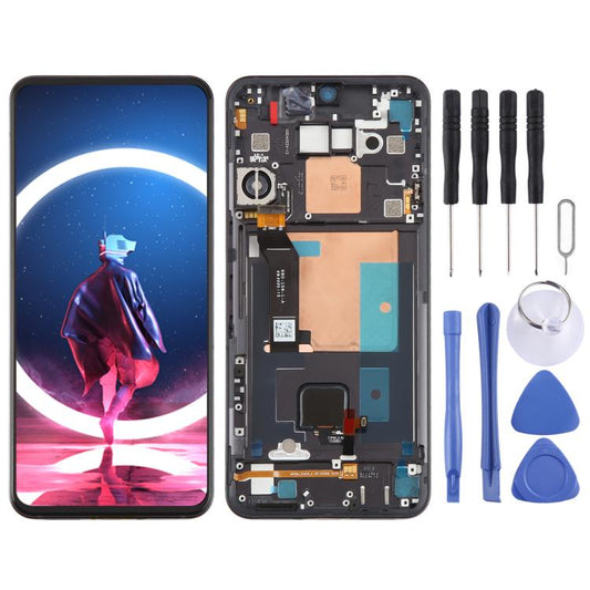 For ZTE nubia RedMagic 7 Pro NX709J Original LCD Screen Digitizer Full Assembly with Frame (Black) - For ZTE by buy2fix | Online Shopping UK | buy2fix