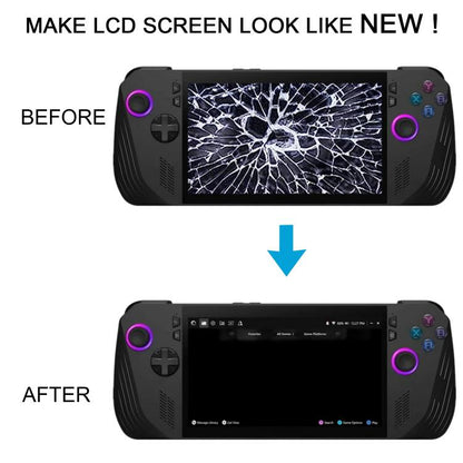 For Asus Rog Ally X2024 Ally-RC72LA-NH007W Original LCD Screen Digitizer Full Assembly with Frame(Black) - ASUS Spare Parts by buy2fix | Online Shopping UK | buy2fix