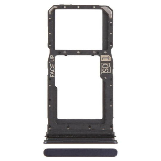 For Motorola Moto G86 Original SIM Card Tray + SIM Card Tray / Micro SD Card Tray (Blue)