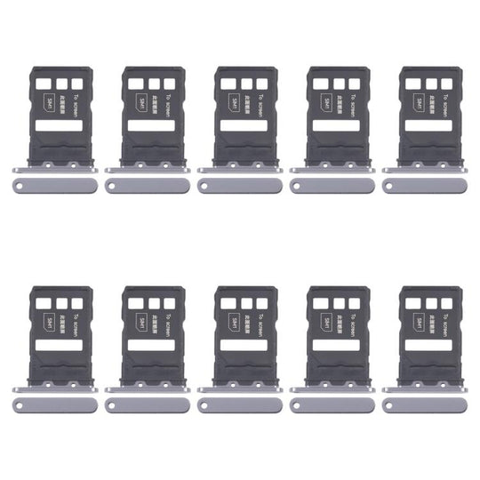 For Honor Magic5 10pcs Original SIM Card Tray + SIM Card Tray (Black)