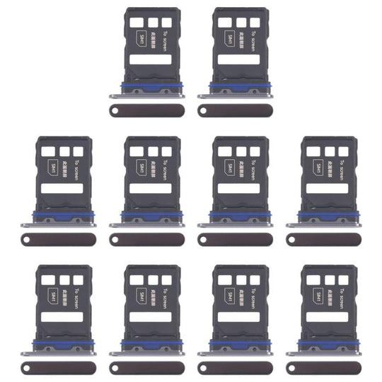 For Honor Magic7 10pcs Original SIM Card Tray + SIM Card Tray (Black)