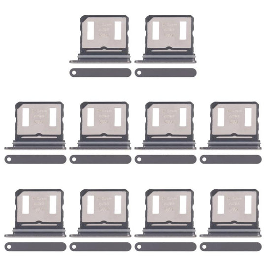 For Honor 500 10pcs Original SIM Card Tray + SIM Card Tray (Black)