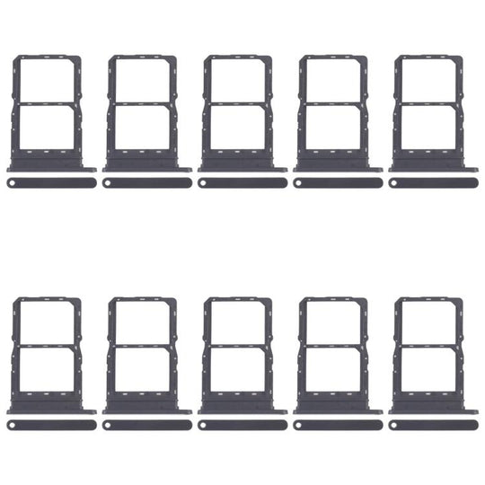 For Honor X5 Plus 10pcs Original SIM Card Tray + SIM Card Tray (Black)
