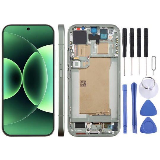 For Xiaomi 17 Pro Original LCD Screen Digitizer Full Assembly with Frame (Green)
