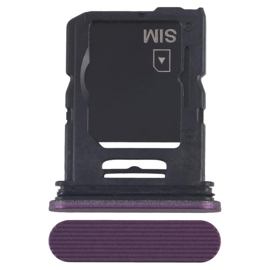 For Sony Xperia 1 VII Original SIM Card Tray + Micro SD Card Tray (Purple)