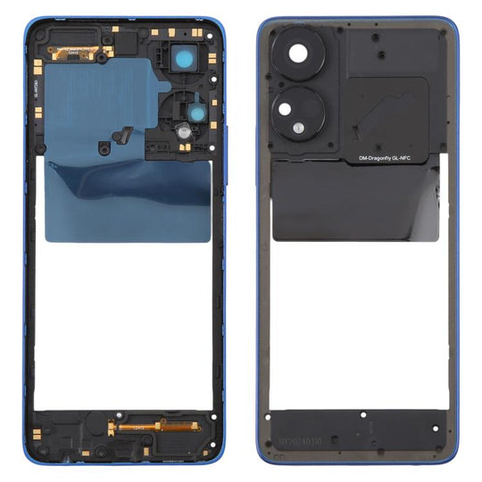 For TCL 50 5G T613P T613K Original Middle Frame Bezel Plate (Blue)