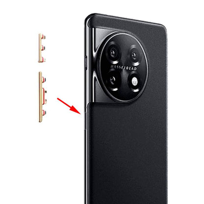 For OnePlus 11 Power Button and Volume Control Button (Gold) - Home key & Side Key by buy2fix | Online Shopping UK | buy2fix