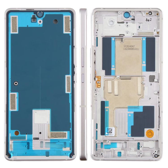 For Asus Zenfone 12 Ultra Middle Frame Bezel Plate with Side Keys (White)