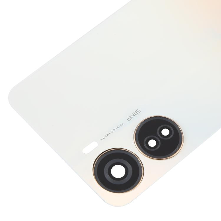 For ZTE Axon 40 Lite Plastic Battery Back Cover with Camera Lens Cover(Orange) - For ZTE by buy2fix | Online Shopping UK | buy2fix