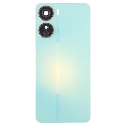 For ZTE Axon 40 Lite Plastic Battery Back Cover with Camera Lens Cover(Green) - For ZTE by buy2fix | Online Shopping UK | buy2fix