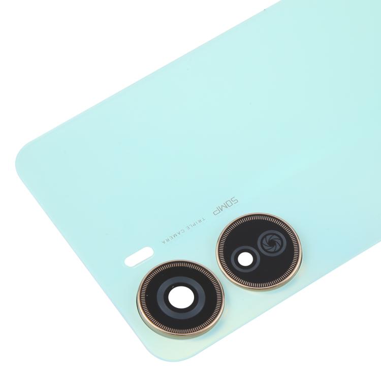For ZTE Axon 40 Lite Plastic Battery Back Cover with Camera Lens Cover(Green) - For ZTE by buy2fix | Online Shopping UK | buy2fix