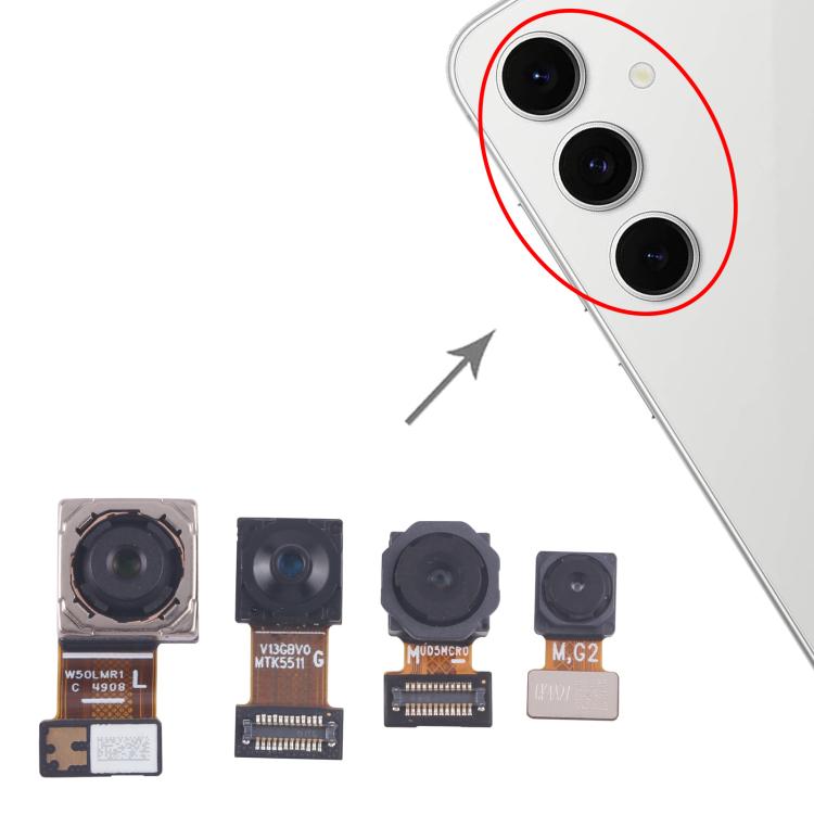 For Samsung Galaxy S24 FE SM-S721B Original Camera Set (Telephoto + Wide + Back Main Camera + Front Camera) -  by buy2fix | Online Shopping UK | buy2fix