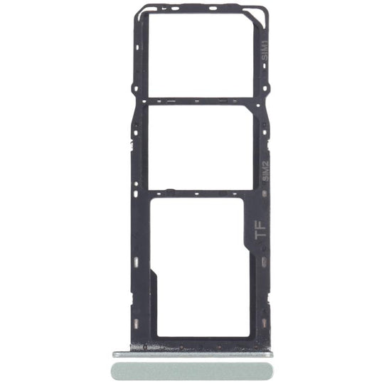 For ZTE Blade A35 Z2453 SIM Card Tray + SIM Card Tray + Micro SD Card Tray (Green)