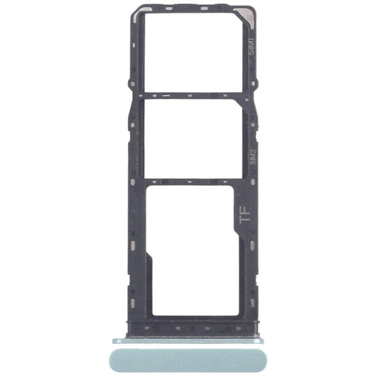 For ZTE Blade A36 Z2472 SIM Card Tray + SIM Card Tray + Micro SD Card Tray (Green)