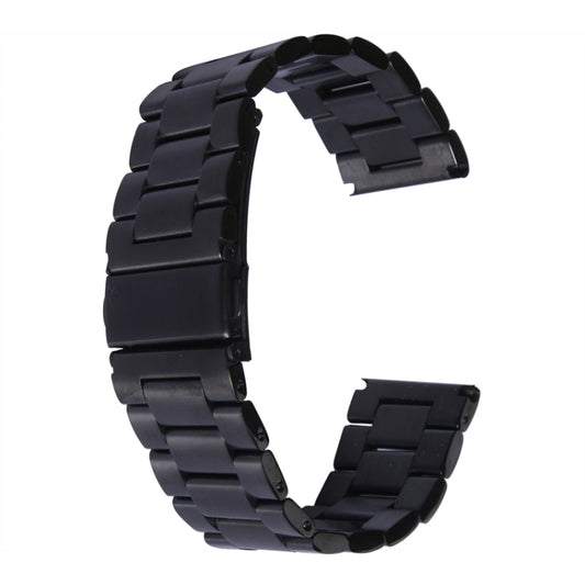 For Apple Watch 38mm Classic Buckle Steel Watch Band Replacement, Only Used in Conjunction with Connectors ( S-AW-3291 )(Black) - Watch Bands by buy2fix | Online Shopping UK | buy2fix