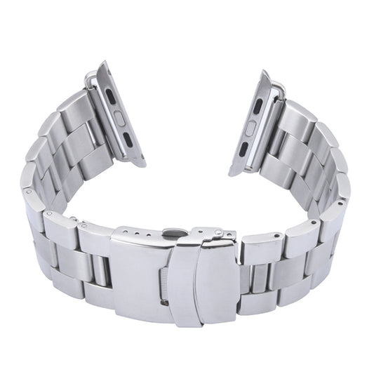 For Apple Watch 38mm Stainless Steel Classic Buckle Watch Band by buy2fix