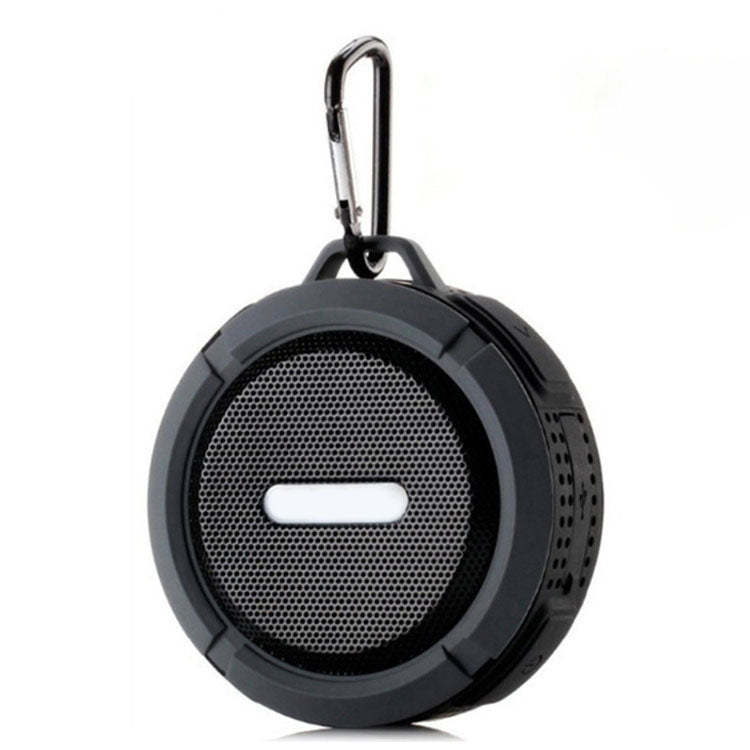 C6 Outdoor Waterproof Bluetooth Speaker with Suction, Support Hands-free Calling(Black) - Waterproof Speaker by buy2fix | Online Shopping UK | buy2fix