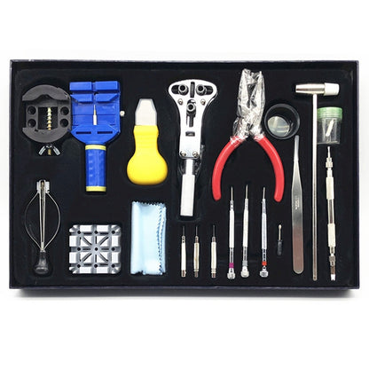 20 Sets of Watch Repair Tools Set Screwdrivers Case Opener - Watch Repair Tools by buy2fix | Online Shopping UK | buy2fix