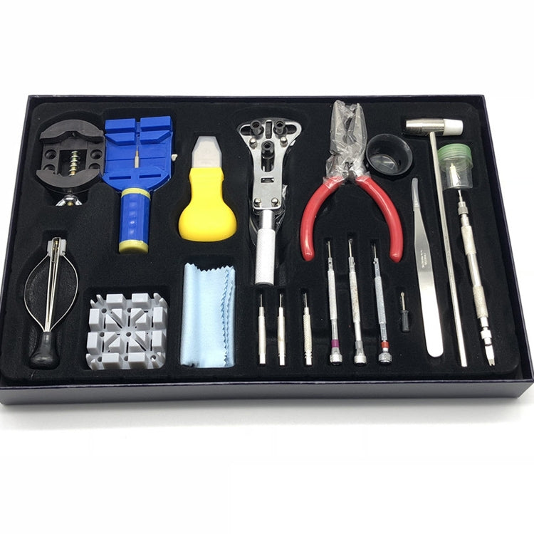 20 Sets of Watch Repair Tools Set Screwdrivers Case Opener - Watch Repair Tools by buy2fix | Online Shopping UK | buy2fix