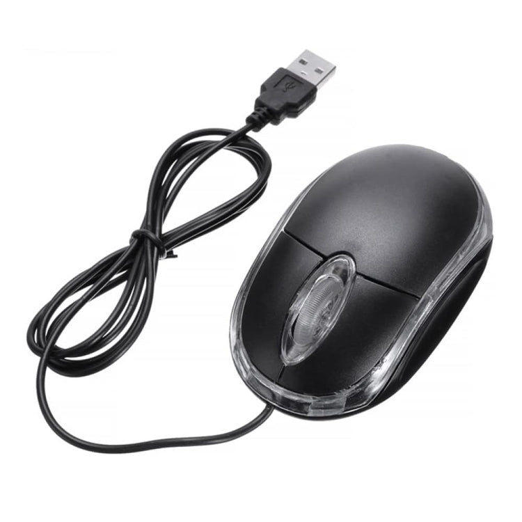 1000dpi Colorful Light USB Scroll Wheel Optical Mouse(Black) by buy2fix
