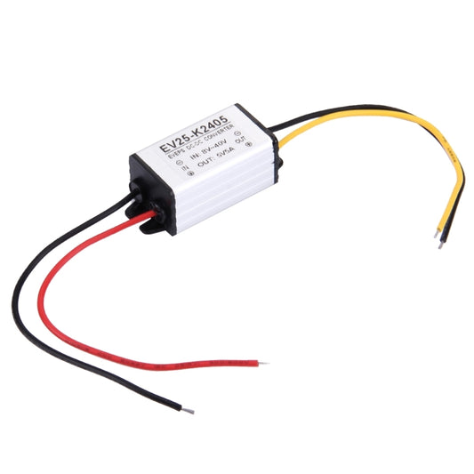 DC 8-40V to 5V Car Power Step Down Transformer, Rated Output Current: 5A by buy2fix