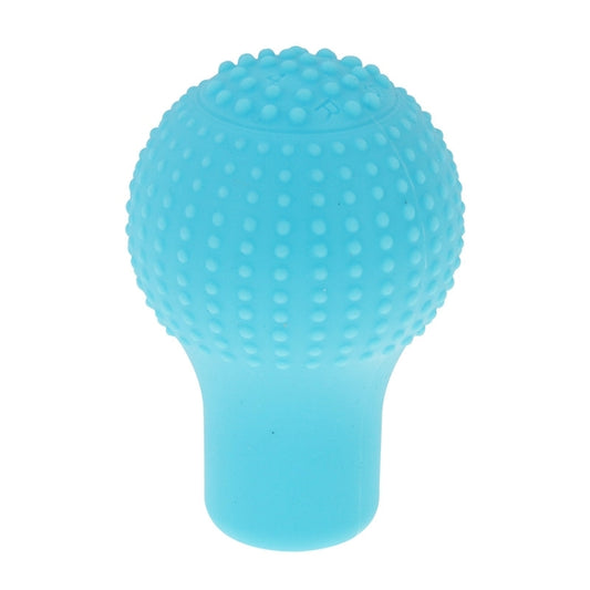 Universal Elasticity Nonslip Soft Silicone Car Gear Shift Knob Cover(Blue) by buy2fix