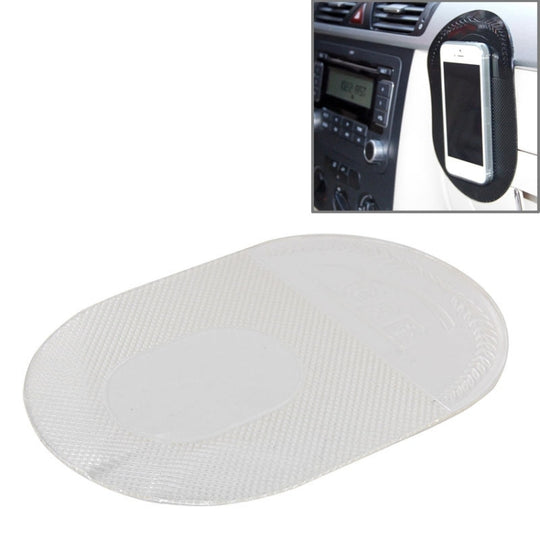 Tapis collant antidérapant de voiture pour téléphone portable / MP3 / MP4, taille: 18,2x12x0,2 cm (transparent)