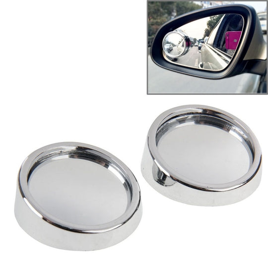 2 PCS SY-022 Miroir de véhicule de voiture Angle mort Vue arrière Petit miroir rond, diamètre: environ 5,6 cm (argent)
