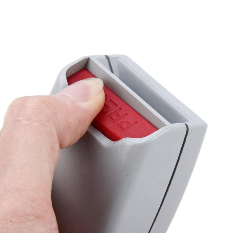 2 PCS Universal Car Seat Belt Extension Buckle(Grey) by buy2fix