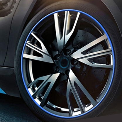 Universal Decorative Scratchproof Stickup 8M Flexible Car Wheel Hub TRIM Mouldings Decoration Strip(Blue) by buy2fix