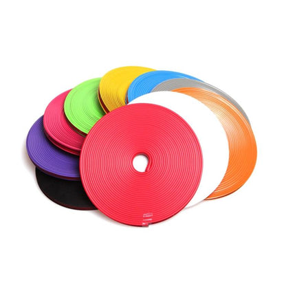 Universal Decorative Scratchproof Stickup 8M Flexible Car Wheel Hub TRIM Mouldings Decoration Strip(Purple) by buy2fix