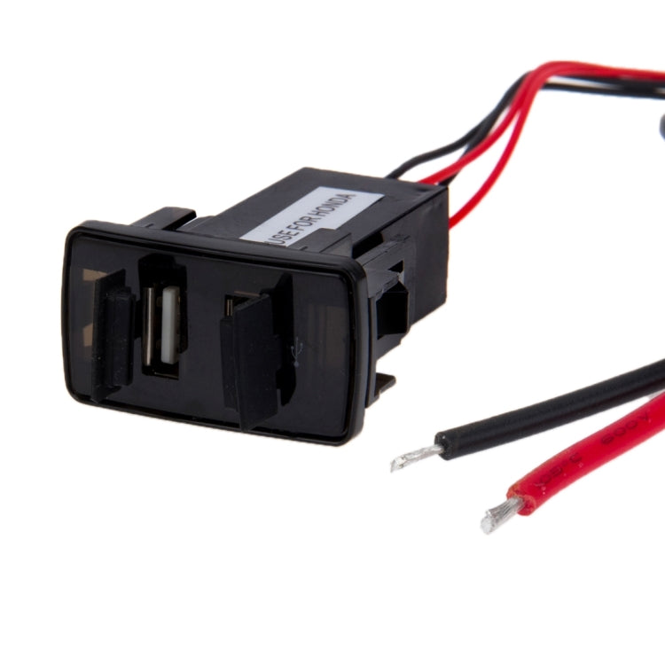 Smart Phone 001 3.3A 2 Ports USB Car Charger Adapter for iPhone 6 / iPad Air, Compatible with HONDA - Terminal connectors by buy2fix | Online Shopping UK | buy2fix