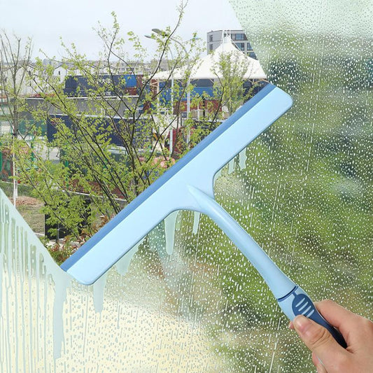 KANEED Car Window Plastic Nonslip Handle Glass Wiper / Window Cleaning Tool, Size: 24.5 x 24cm(Blue) by KANEED
