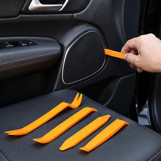4-in-1-Auto-Audiosystem-Armaturenbrett-Türverkleidungs-Werkzeugsatz (Orange)