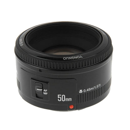 YONGNUO 50mm F1.8 Standard Prime Lens for Canon Camera - Auxiliary Lens by YONGNUO | Online Shopping UK | buy2fix
