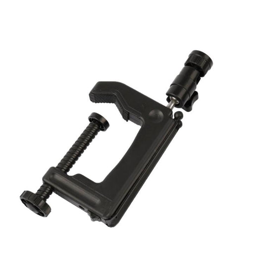 Desktop Fixed Clamp Holder Mount with Tripod Adapter for GoPro, Insta360, DJI and Other Action Cameras, Clamp Size: 1 - 6 cm by buy2fix