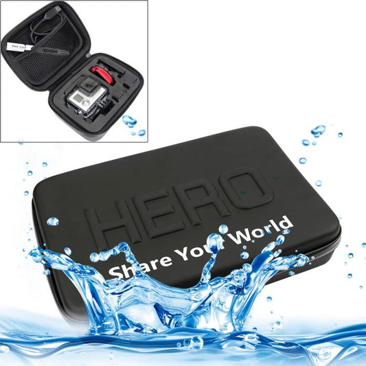 Shockproof Waterproof Portable Travel Case for GoPro, Insta360, DJI and Other Action Cameras Accessories, Size: 16cm x 12cm x 7cm by buy2fix